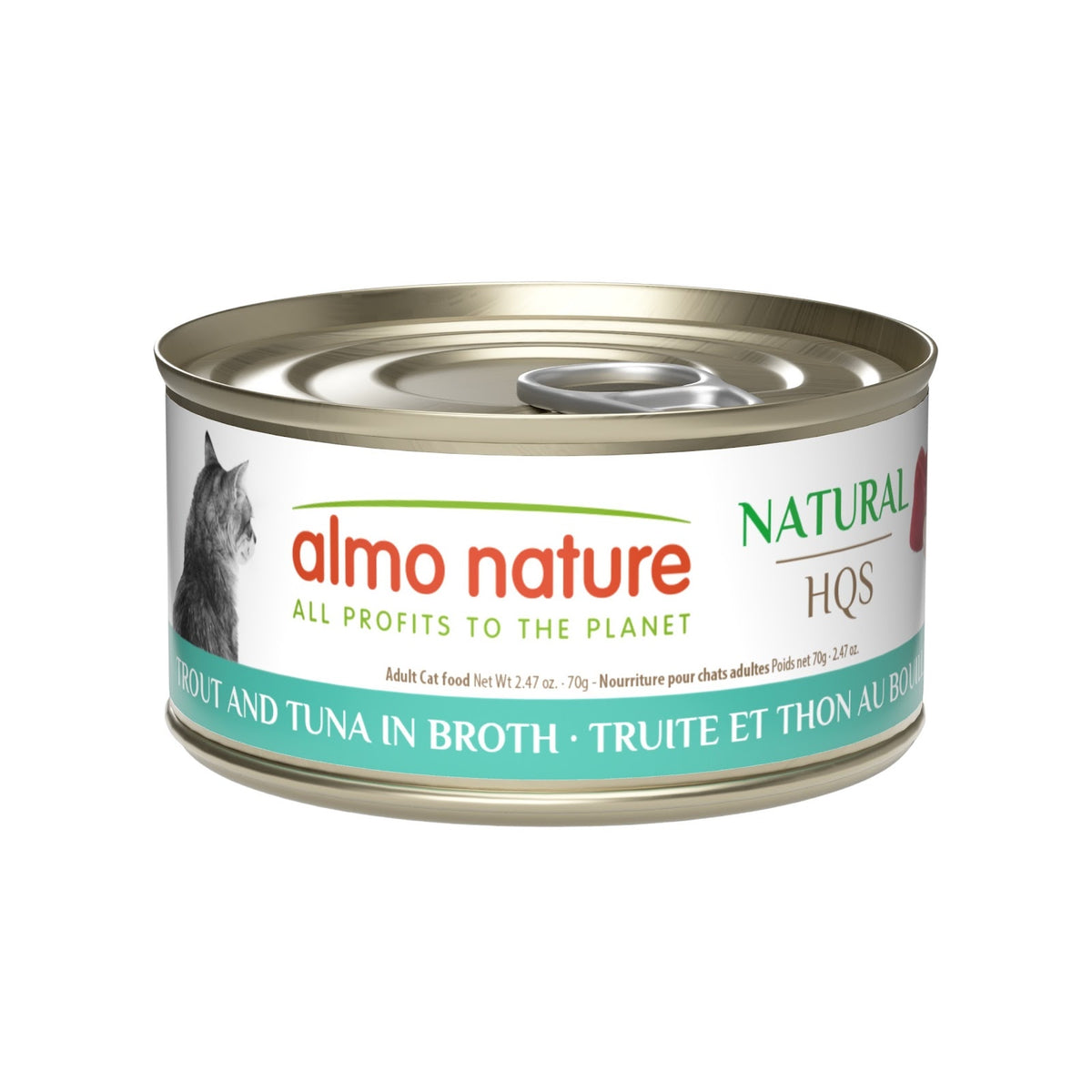 Nourriture humide HQS Natural au bouillon pour chat