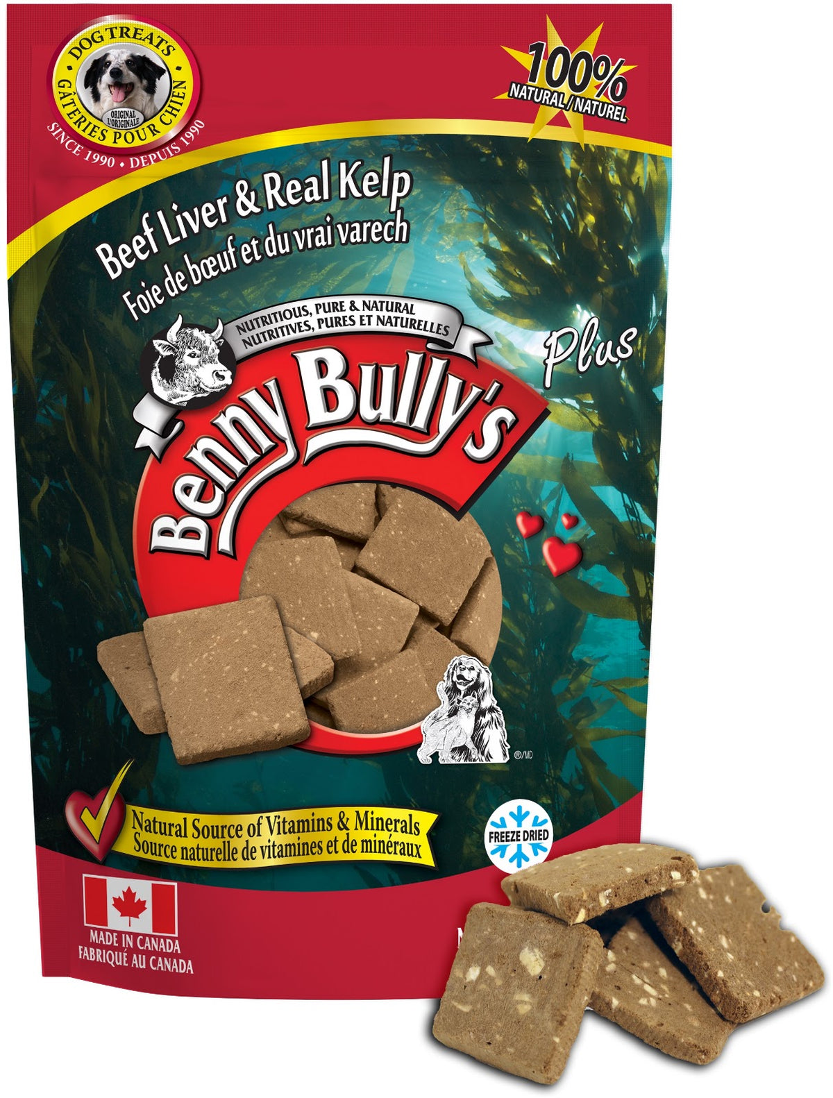Foie de bœuf Plus Benny Bully's - gâteries pour chien
