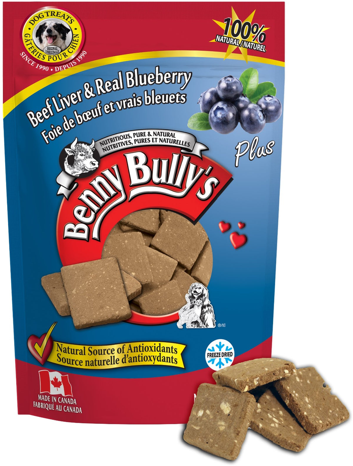 Gâteries foie de bœuf Plus pour chien