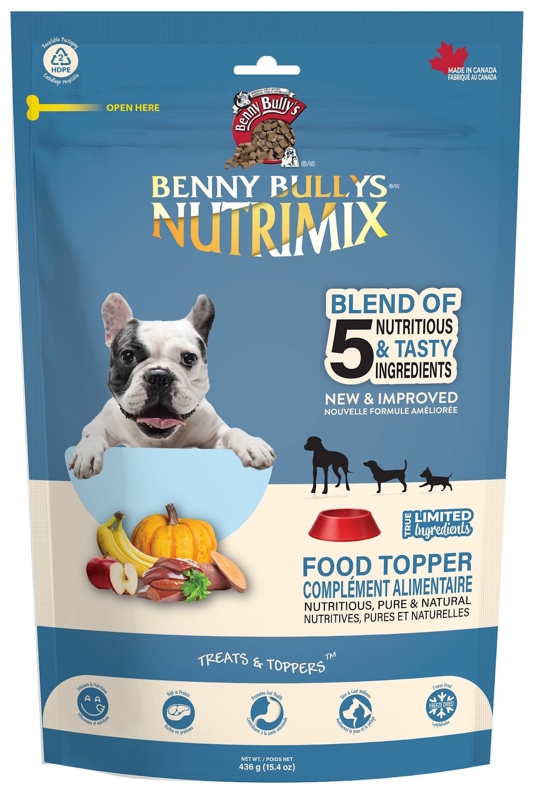 Complément alimentaire Nutrimix pour chien - Benny Bully's