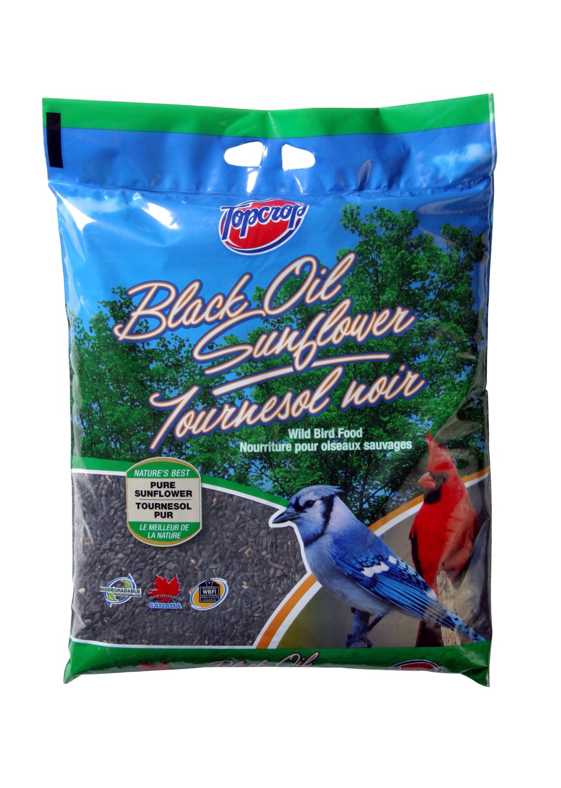 Graines de tournesol noir pour oiseaux sauvages 22,72 kg