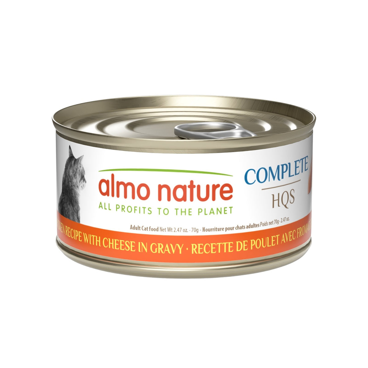 Nourriture humide HQS Complete au poulet et fromage en sauce pour chat - Almo Nature