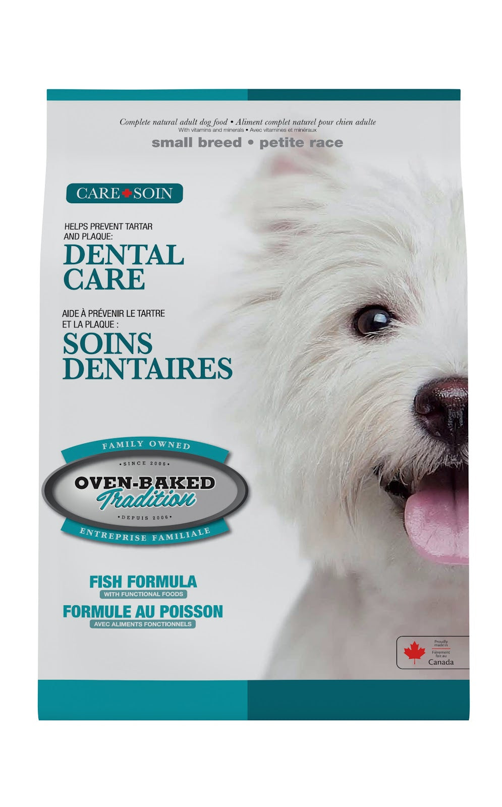 Nourriture sèche soins dentaires pour chien de petite race