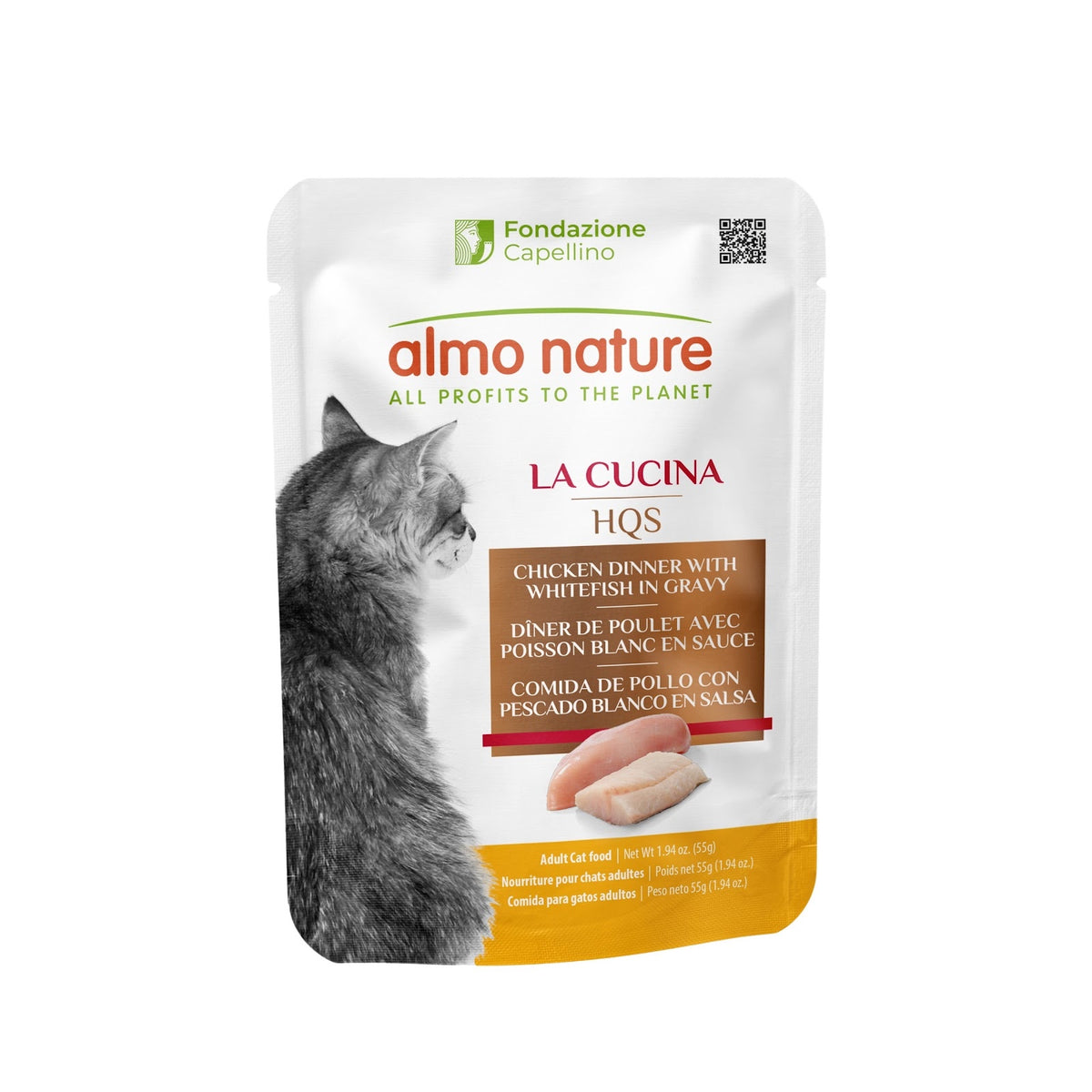 Nourriture humide HQS La Cucina pour chat en pochette