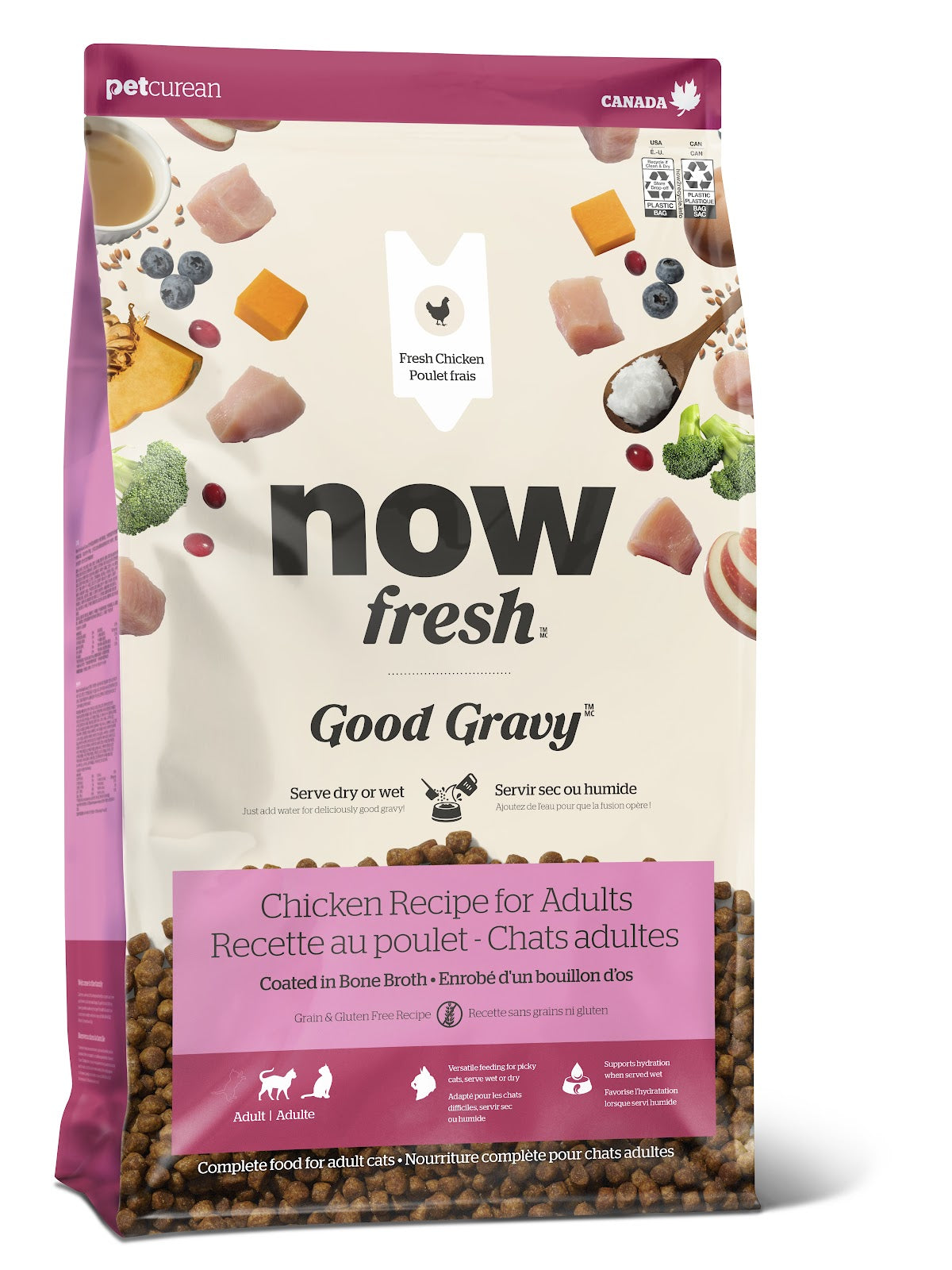 Good Gravy sans grains Now Fresh - nourriture sèche pour chat