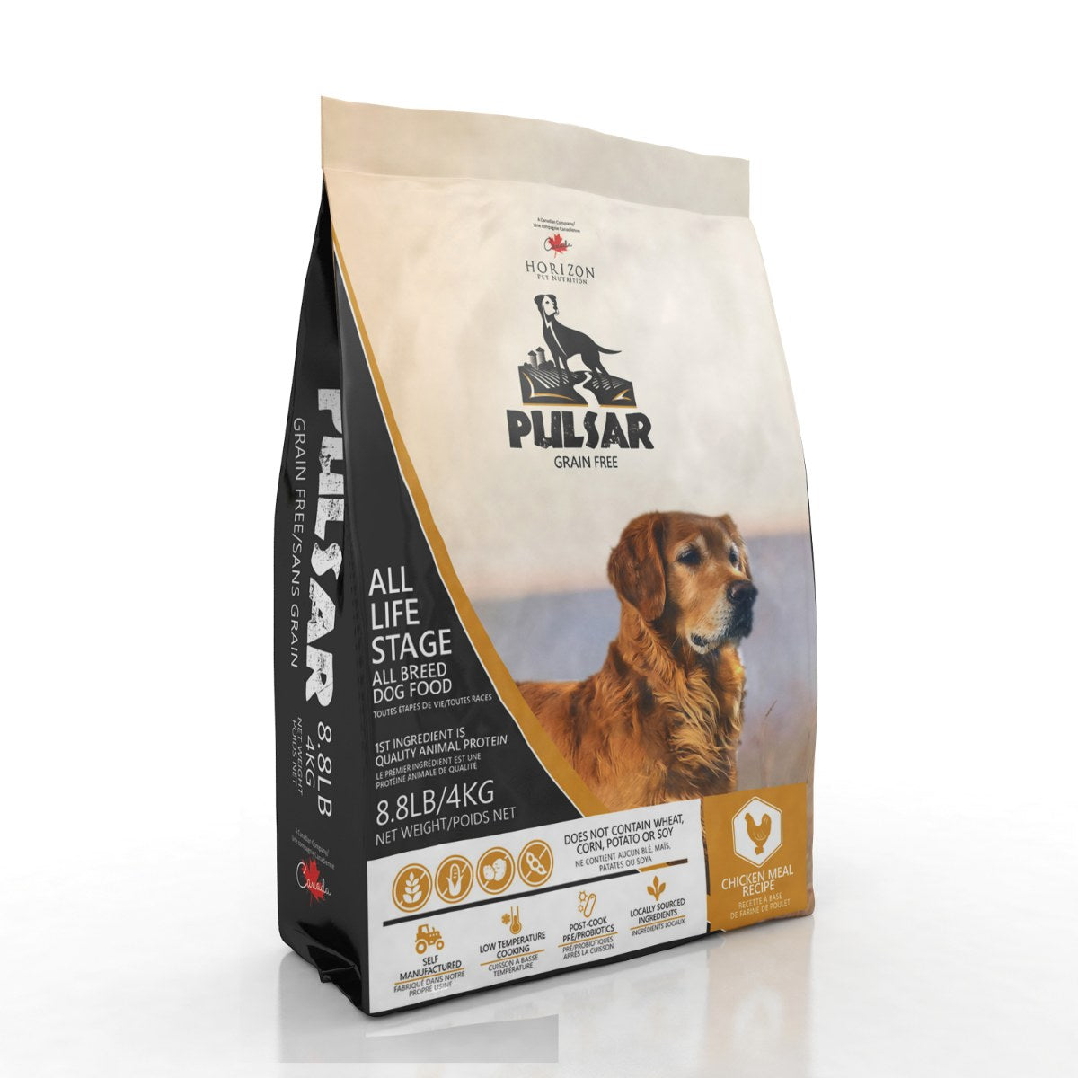 Nourriture sans grains au poulet pour chien - Pulsar