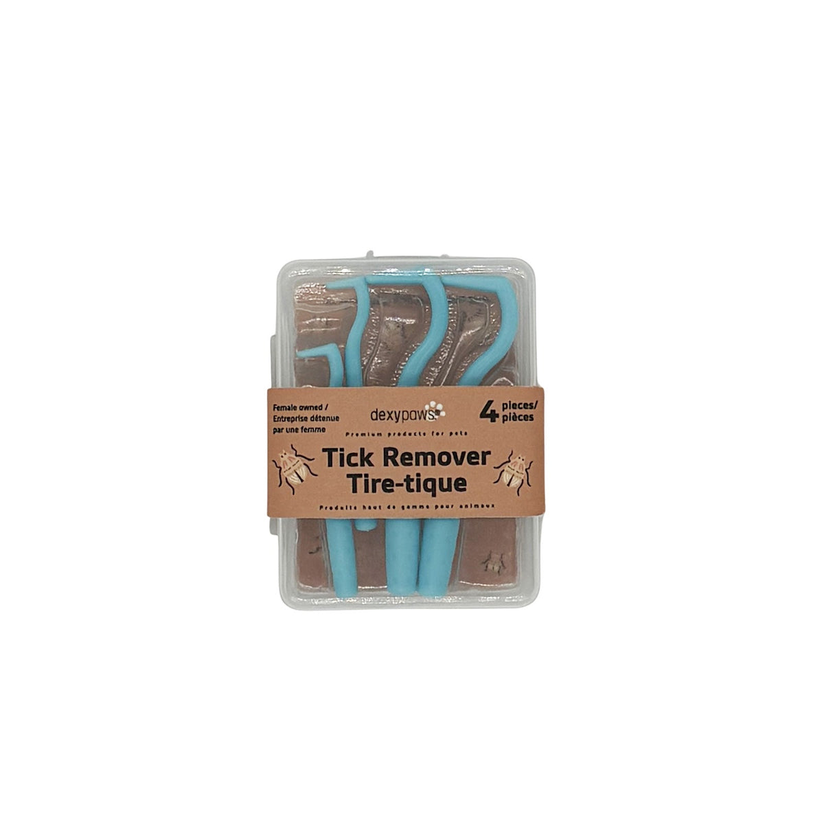 Tire-tiques (paquet de 4) pour chien