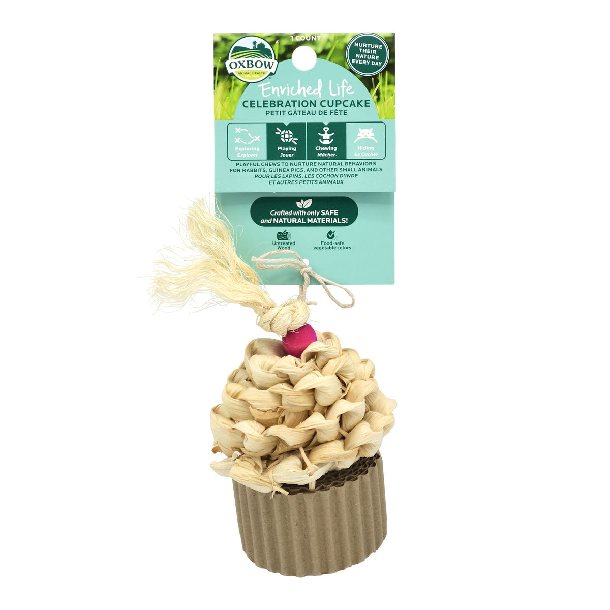 Gâterie à mâcher Enriched Life gâteau de fête pour rongeur