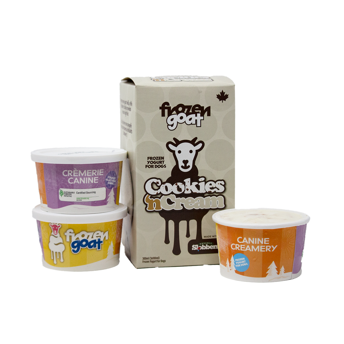 Frozen Goat yogourt glacé au lait de chèvre - gâterie pour chien
