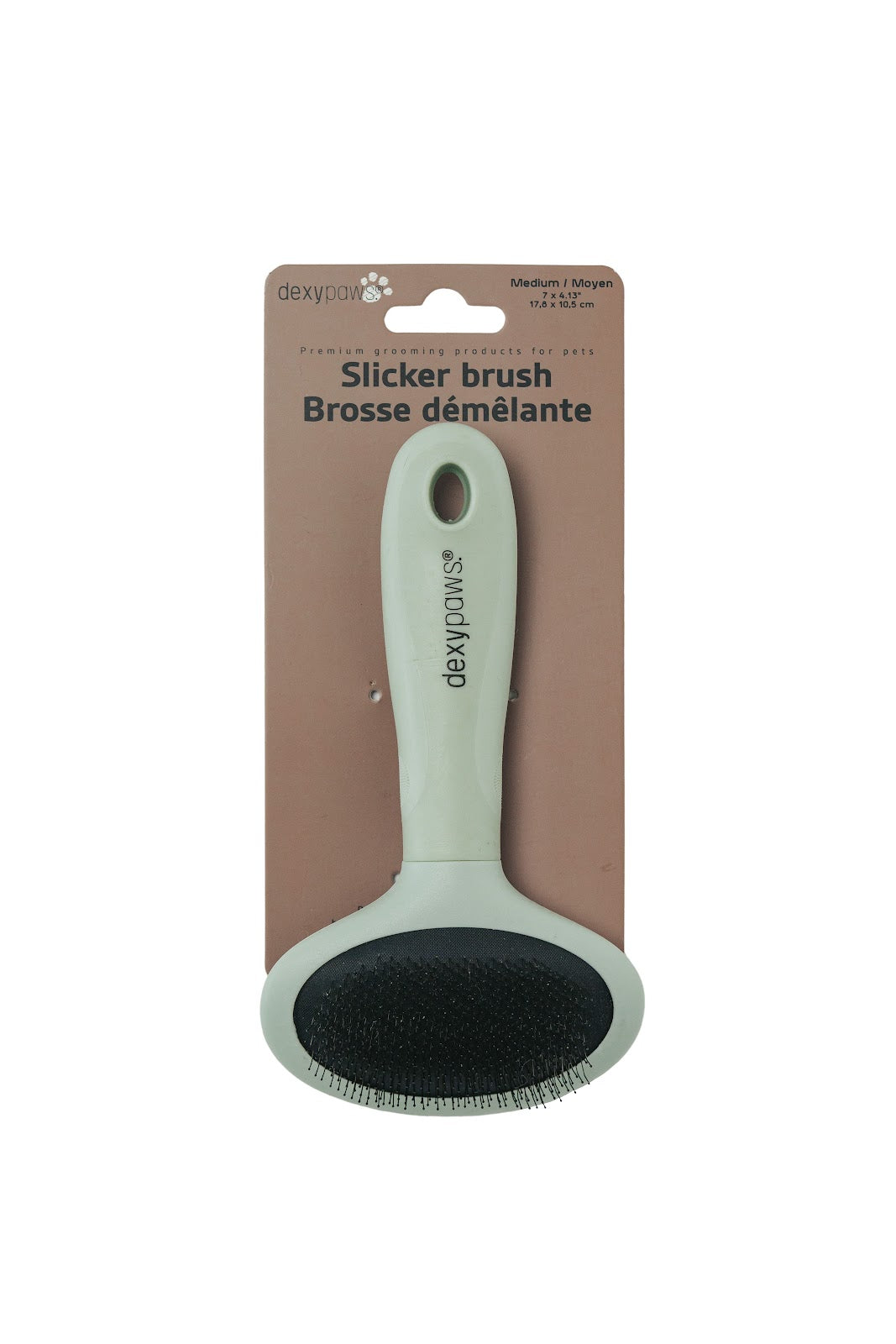 Brosse démêlante à poils métalliques