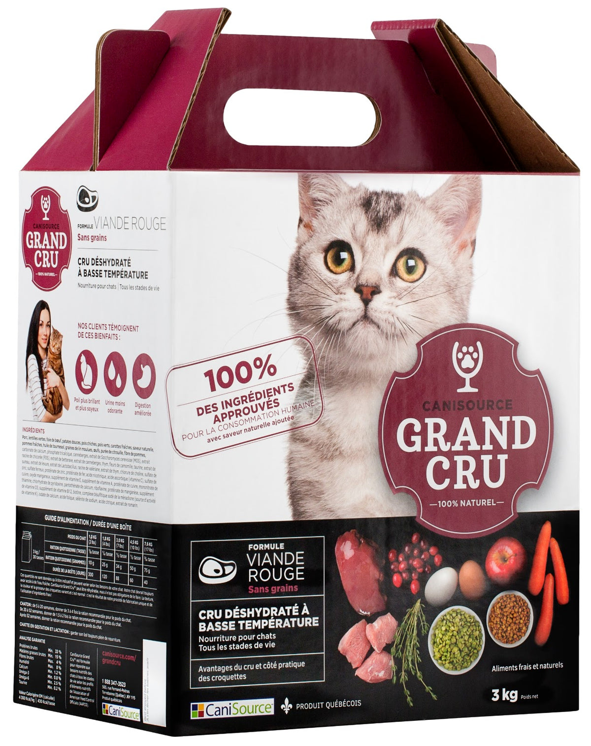 Nourriture déshydratée Grand Cru pour chat