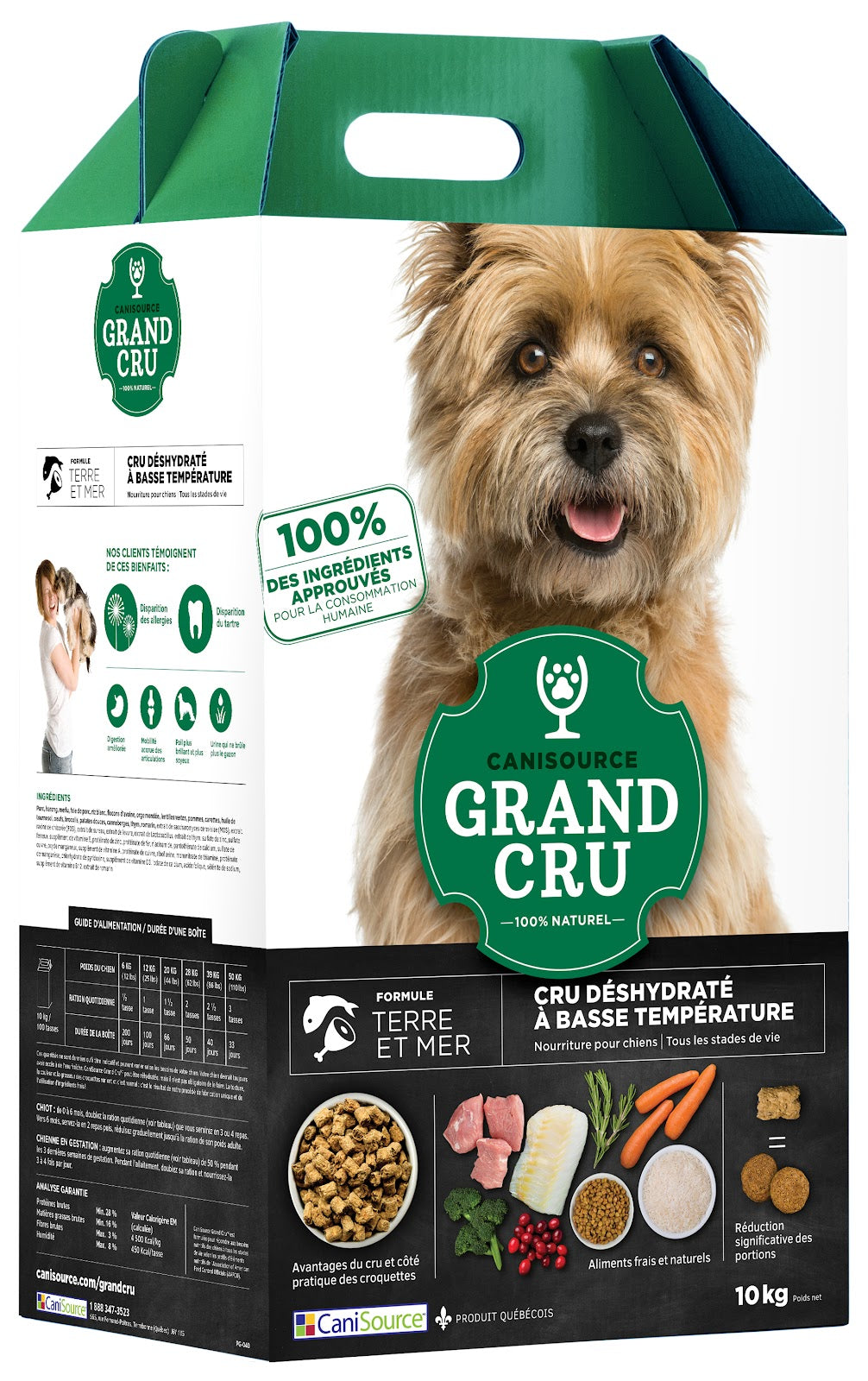Terre et mer Grand Cru - nourriture déshydratée pour chien