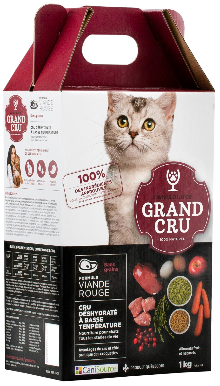 Nourriture déshydratée Grand Cru pour chat