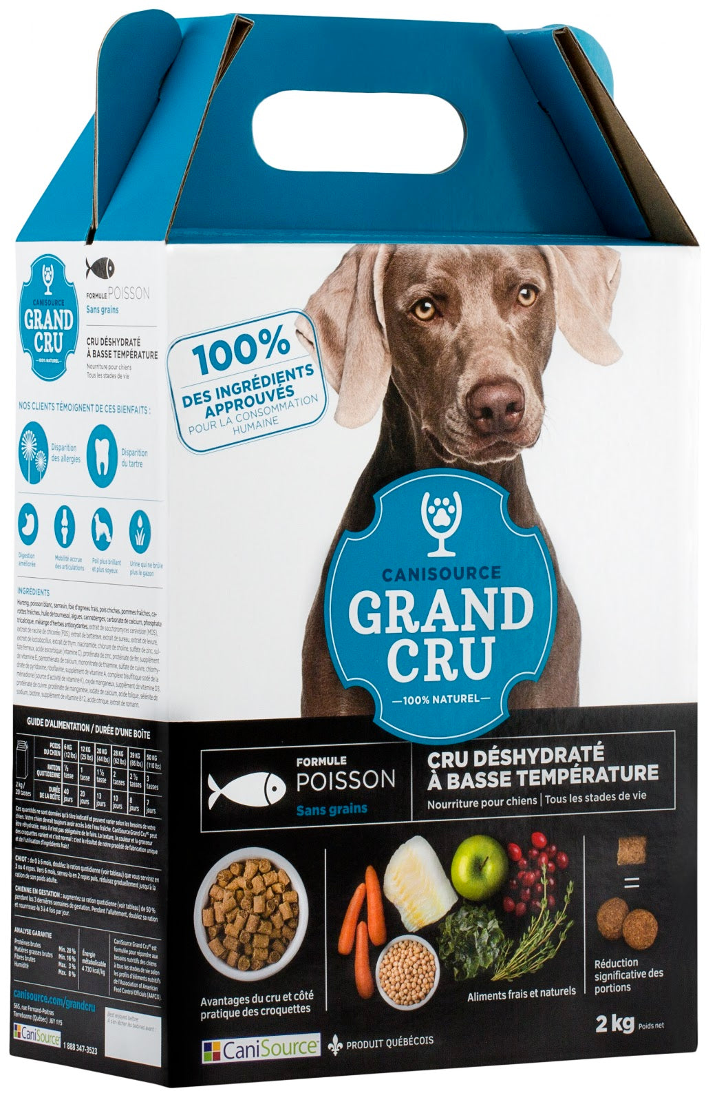 Sans grains Grand Cru - nourriture déshydratée pour chien