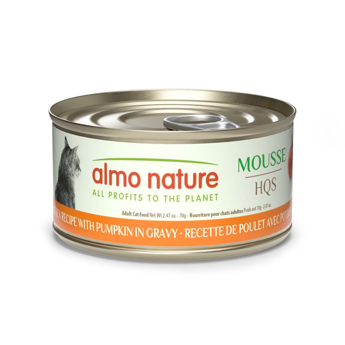Nourriture humide HQS Natural en mousse pour chat