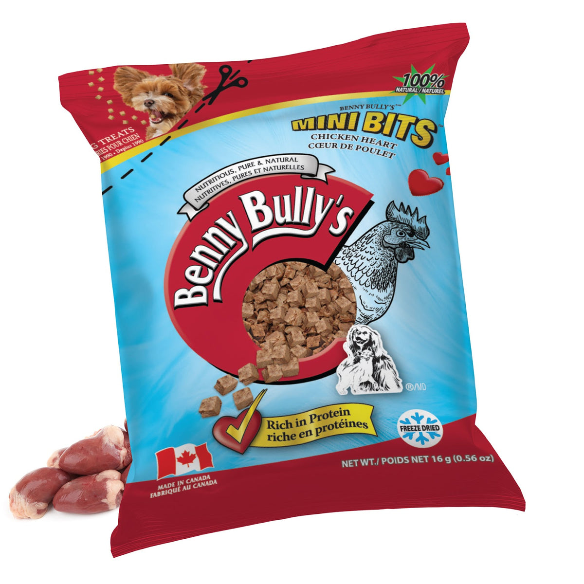Mini sac de mini bouchées Benny Bully's - gâteries pour chien