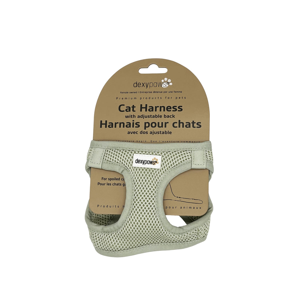 Harnais en néoprène pour chat