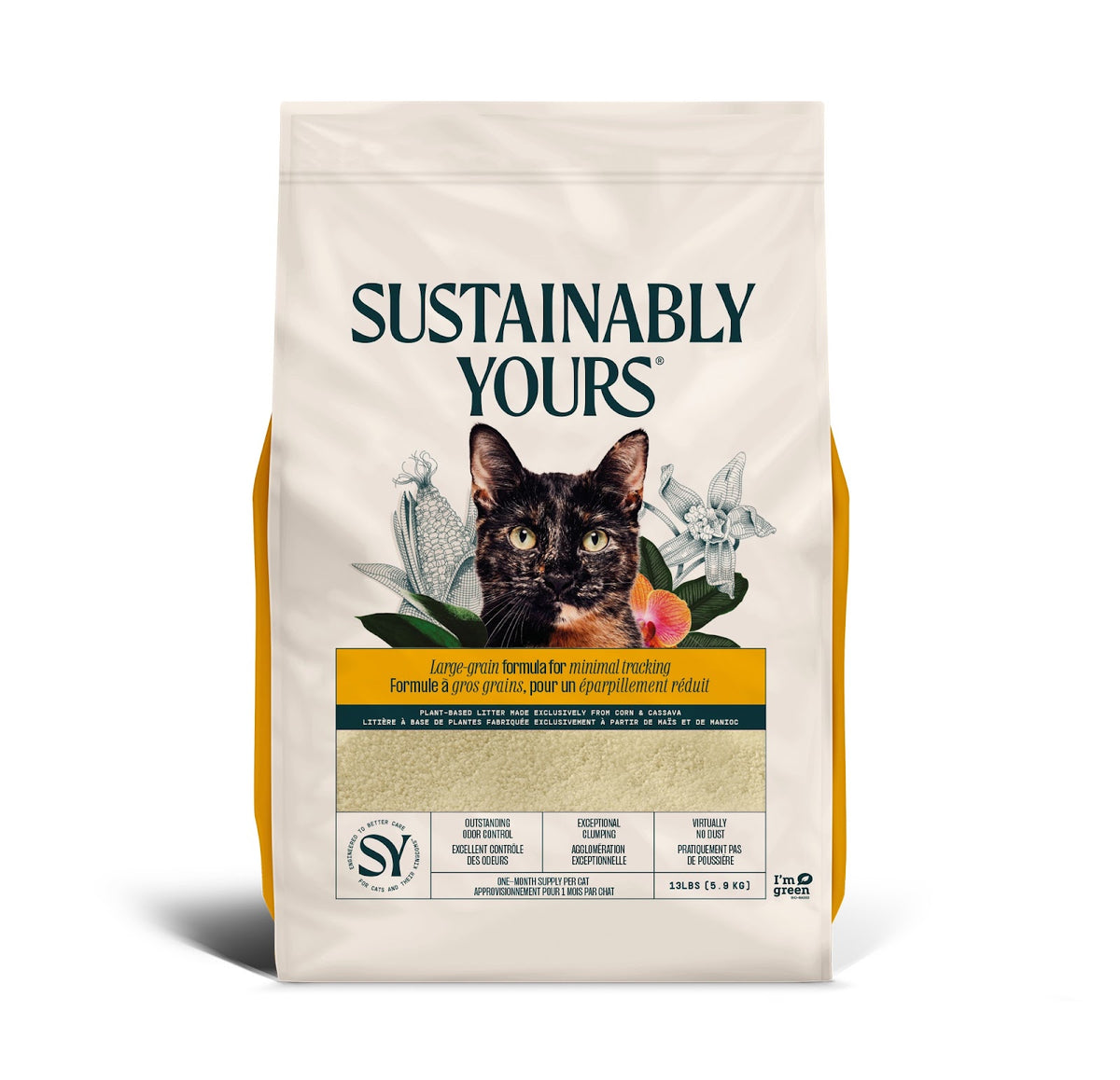 Agglomérante Sustainably Yours - litière pour chat