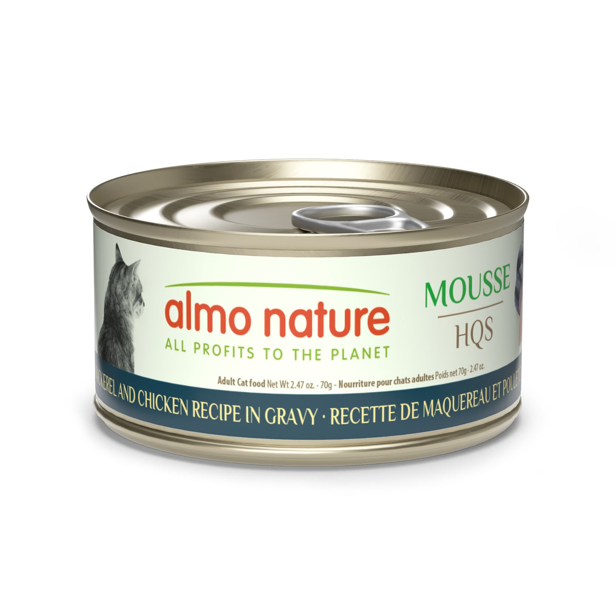 Nourriture humide HQS Natural en mousse pour chat