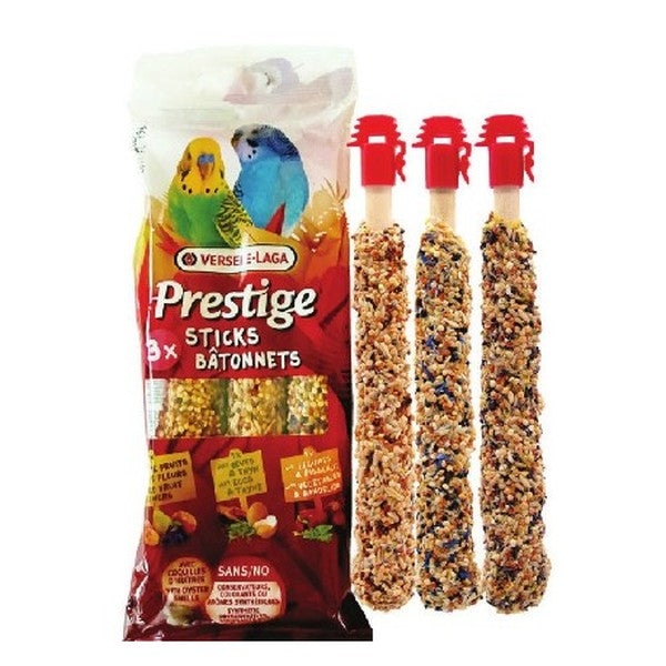Gâteries Sticks 3 saveurs pour perruche 90 g