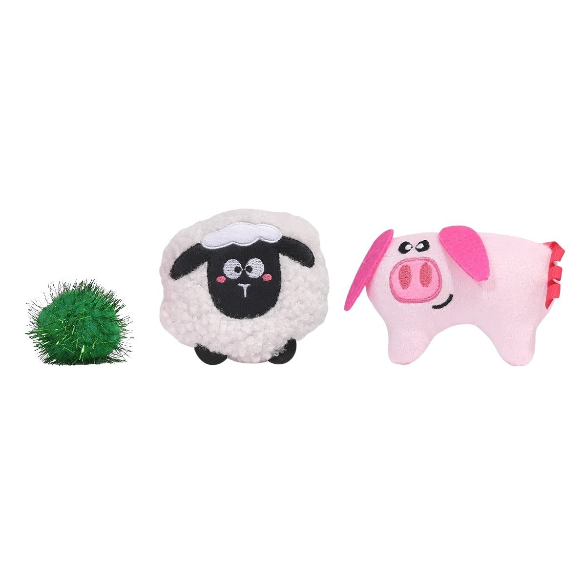 Jouets en peluche avec herbe à chat Meow Buddies