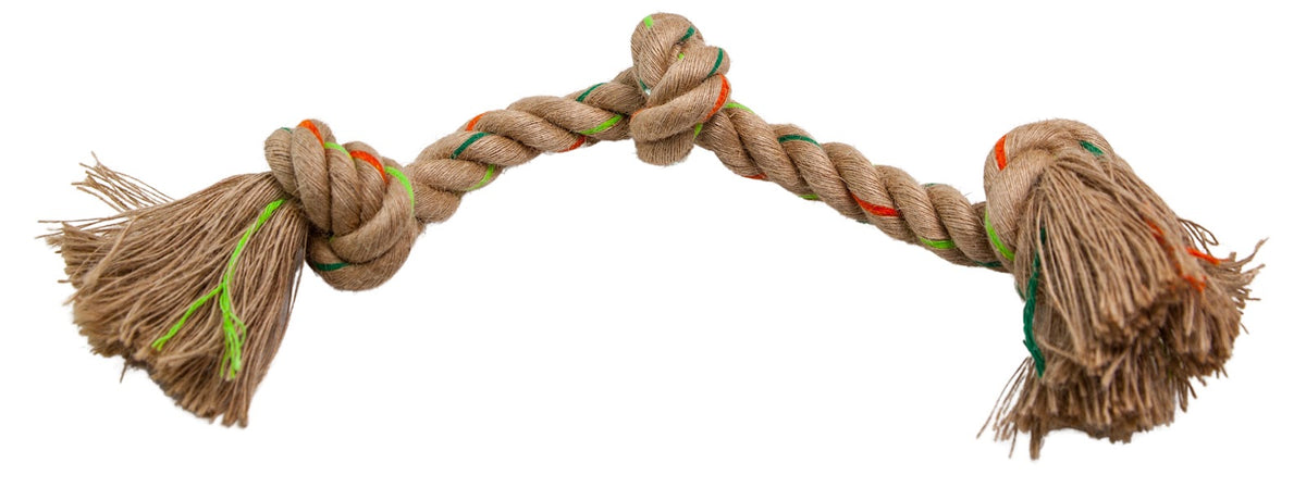 Jouet en corde de chanvre pour chien