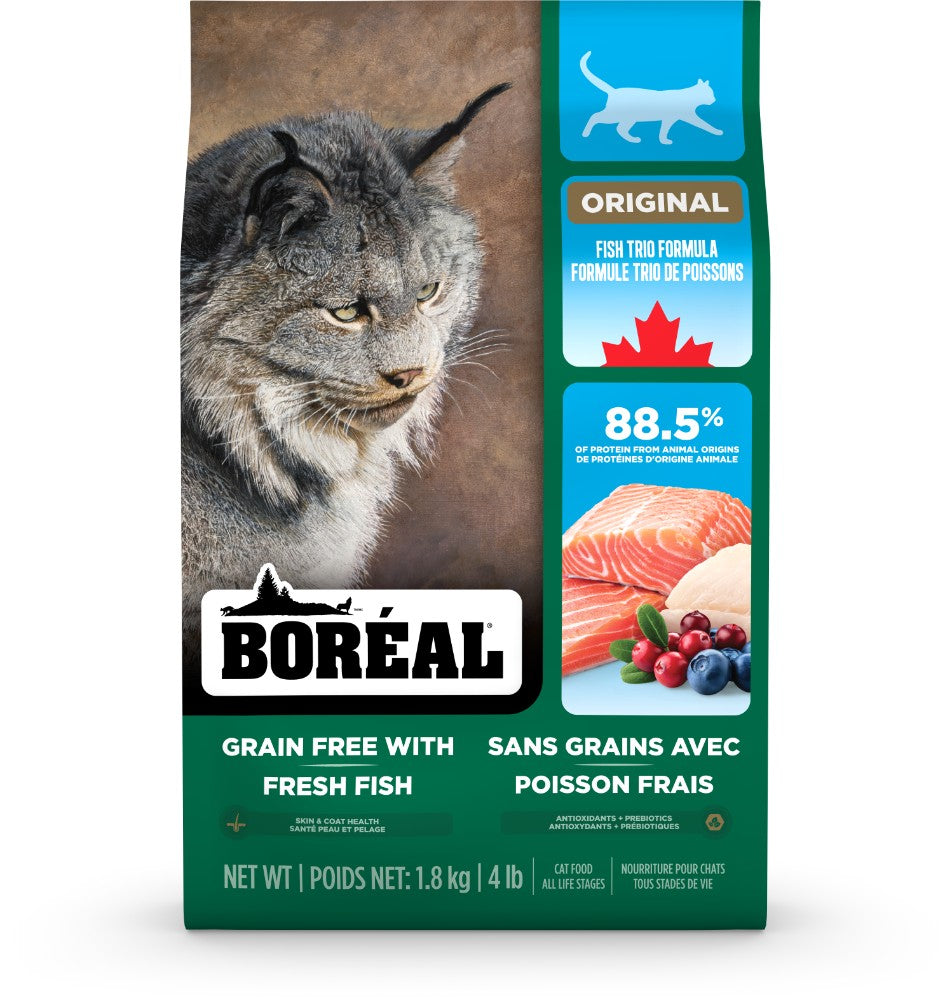Original trio de poissons sans grains - nourriture sèche pour chat