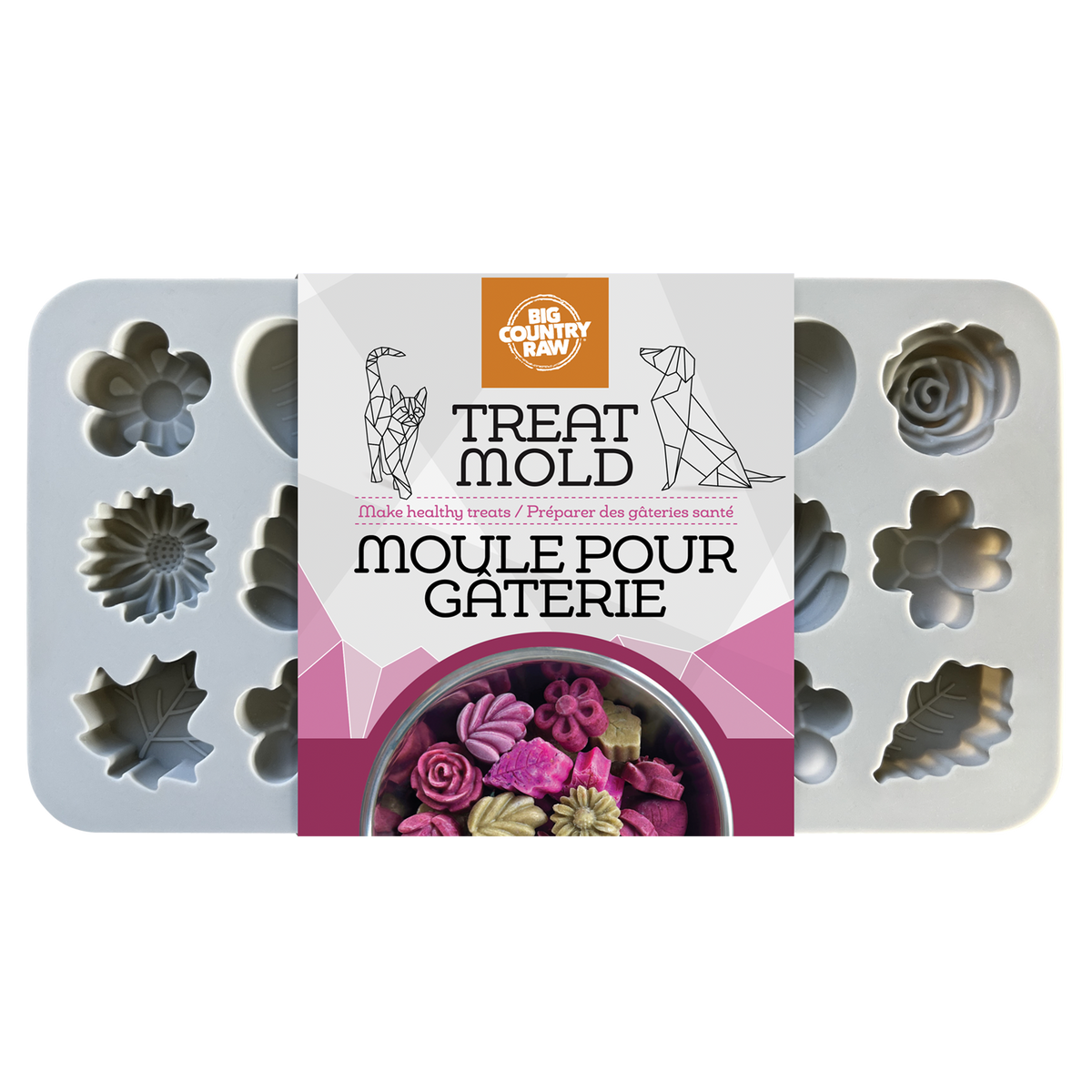 Moule à gâteries en silicone