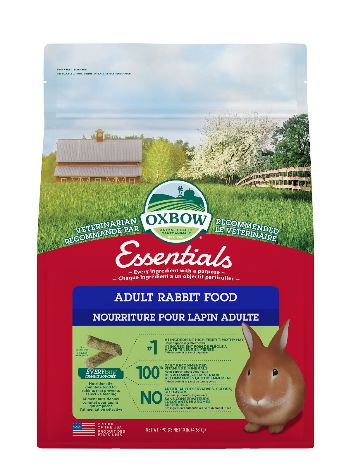 Nourriture Essentials pour lapin adulte