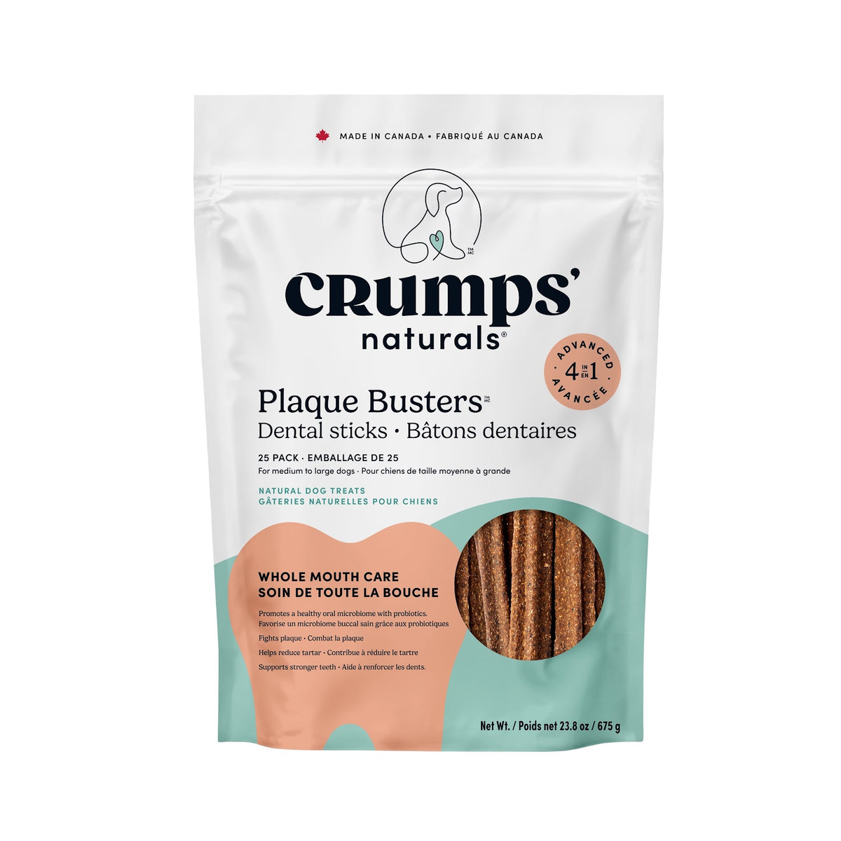 Gâteries dentaires Plaque Busters Advanced 7 po pour chien