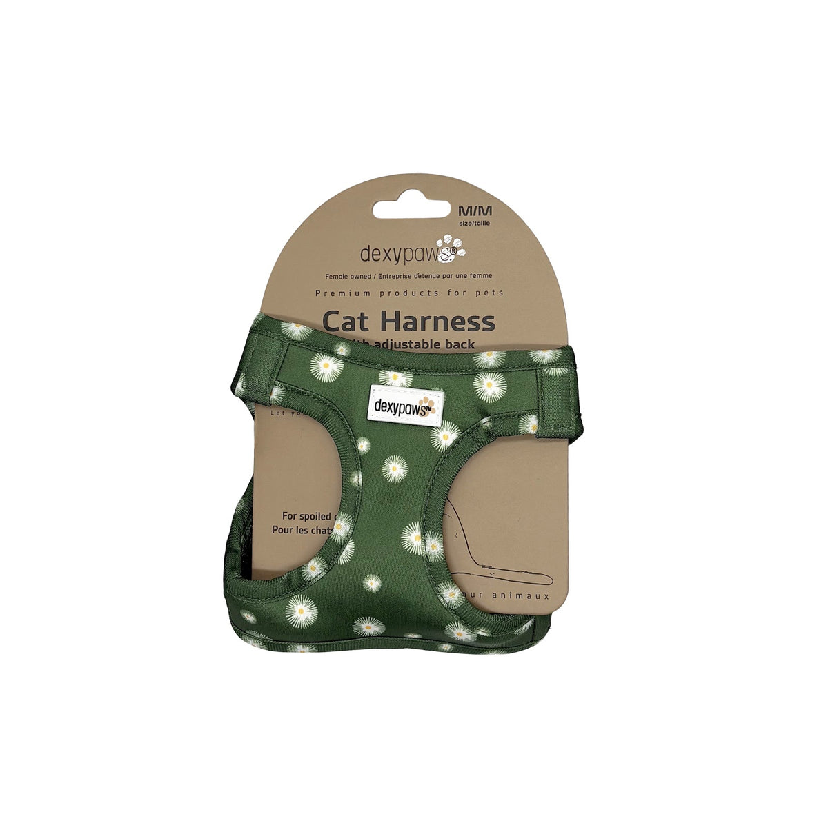 Harnais en néoprène pour chat Dexypaws