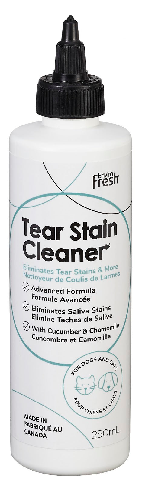 Éliminateur de taches sous les yeux pour chien et chat 250 ml