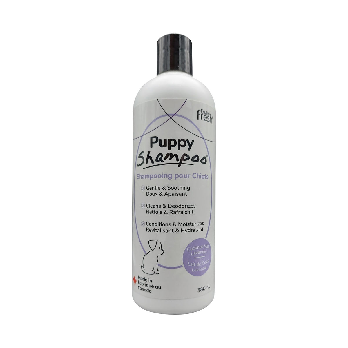 Shampoing doux pour chiot