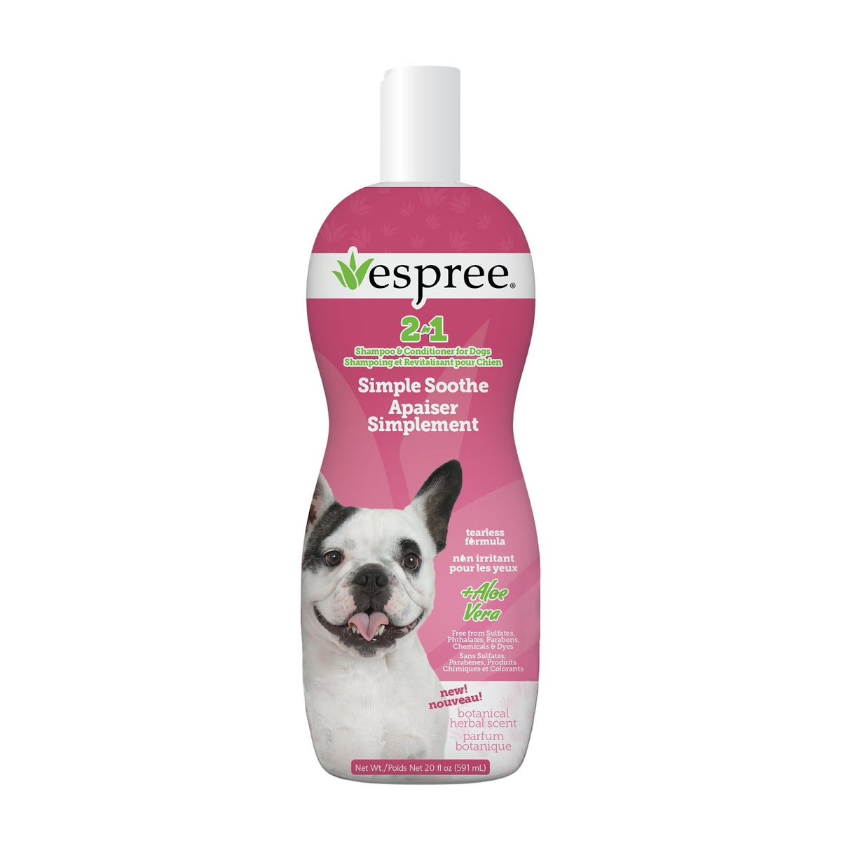 Shampoing et revitalisant 2 en 1 pour chien