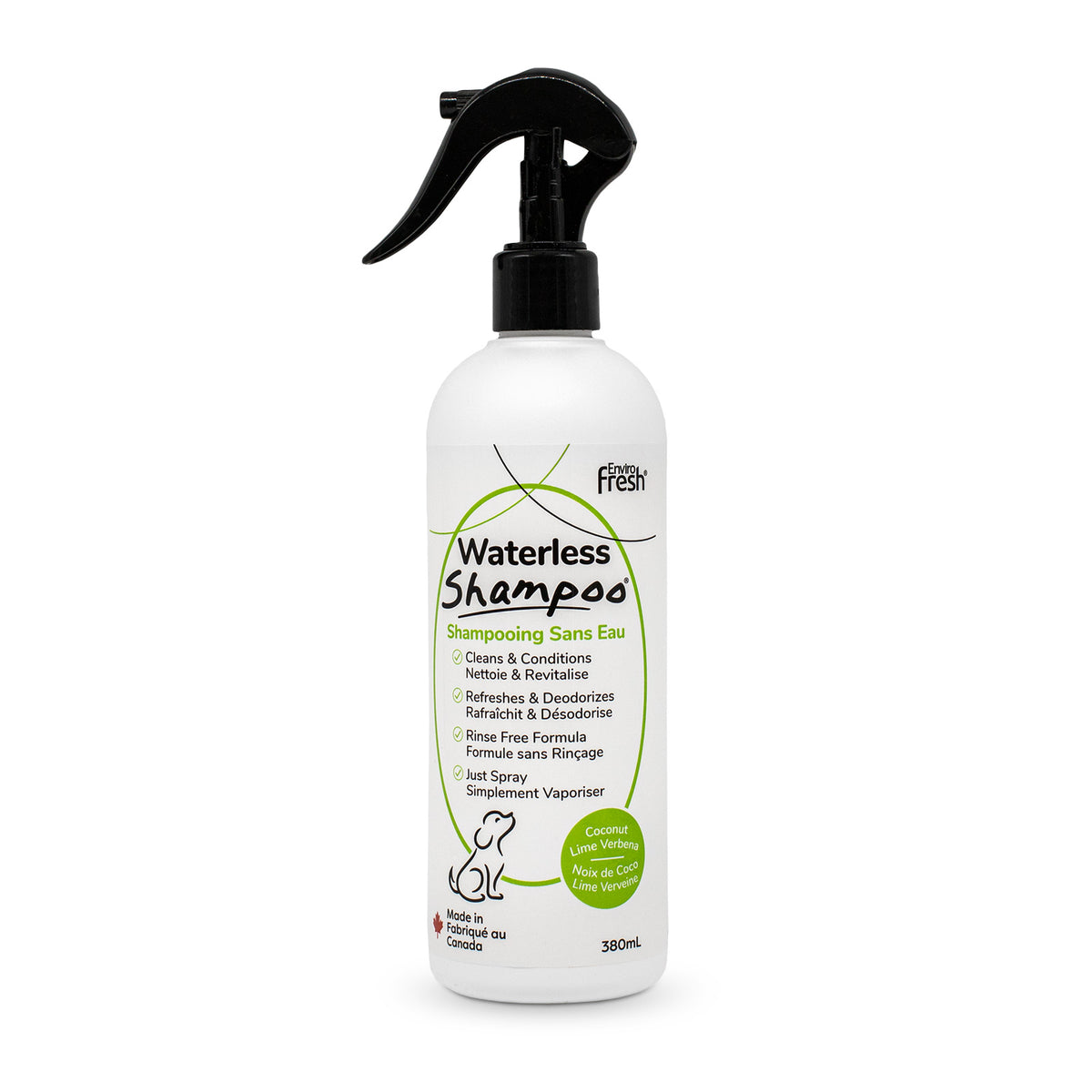 Shampoing sans eau pour chien
