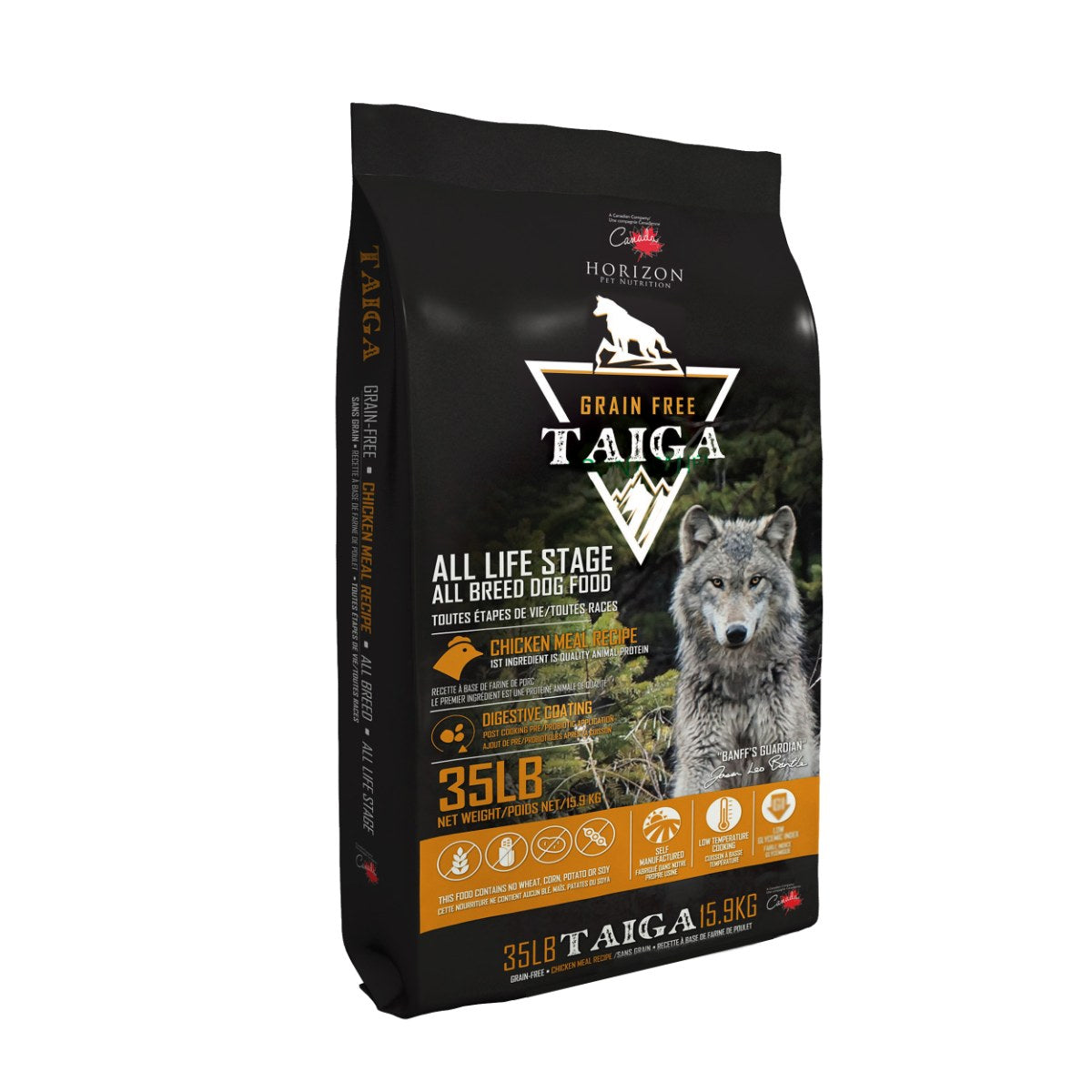 Sans grains - nourriture sèche pour chien Taiga