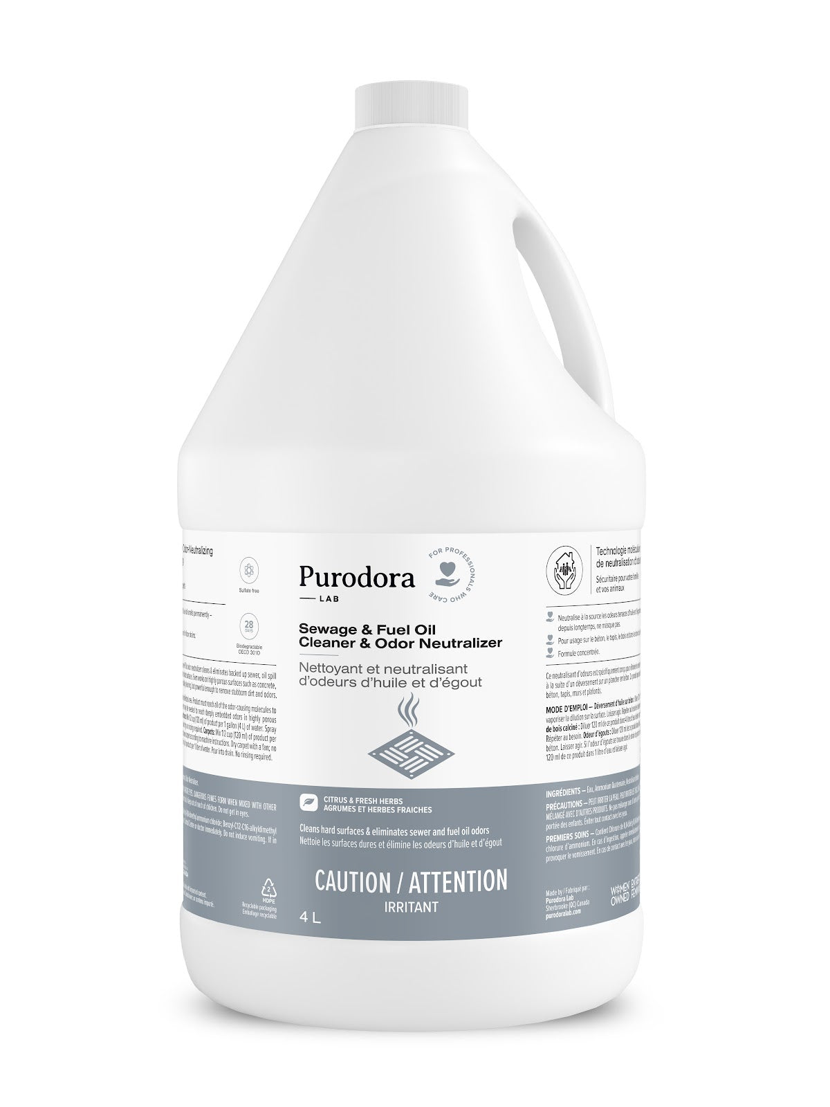Anti-odeurs Purodora Lab - neutralisant pour la maison