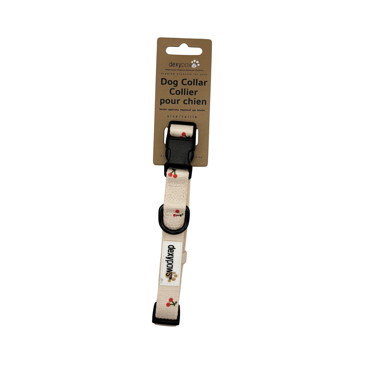 Collier en polyester pour chien