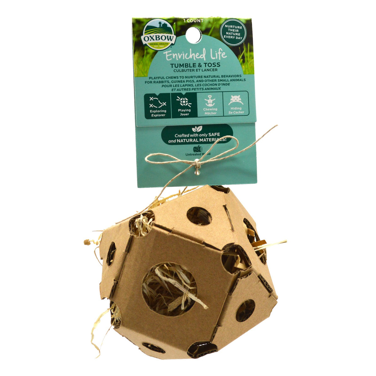 Balles et jouets à rouler à mâcher pour rongeur Enriched Life
