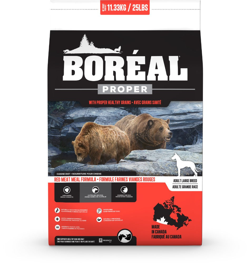 Proper grande race viande rouge grains santé - nourriture sèche pour chien 11,33 kg