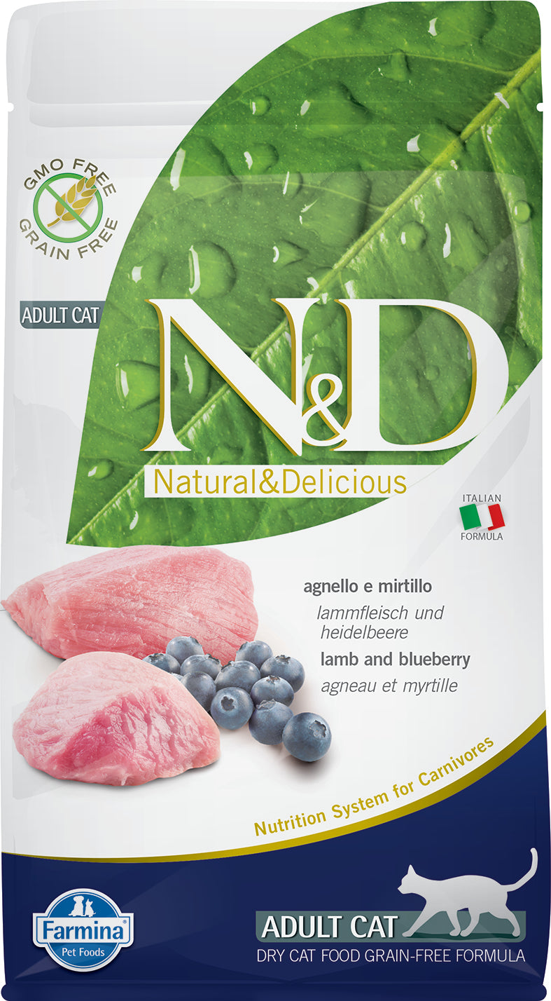 Nourriture sèche N&D Prime sans grains pour chat