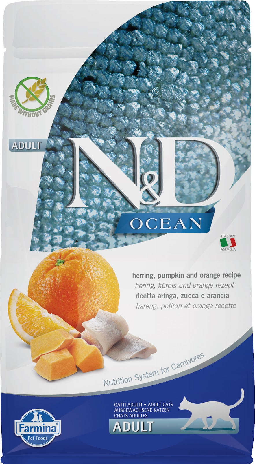 Nourriture sèche N&D Ocean sans grains pour chat