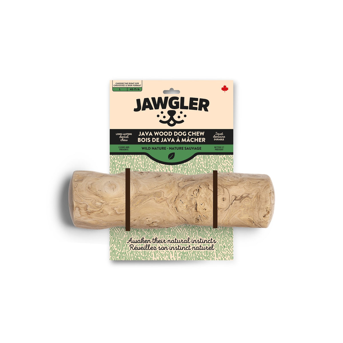 Bois de Java à mâcher, nature sauvage
