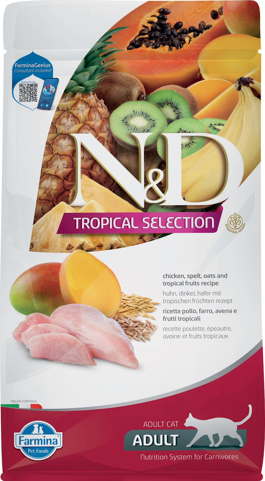 Tropical Selection adulte poulet Farmina - nourriture sèche pour chat
