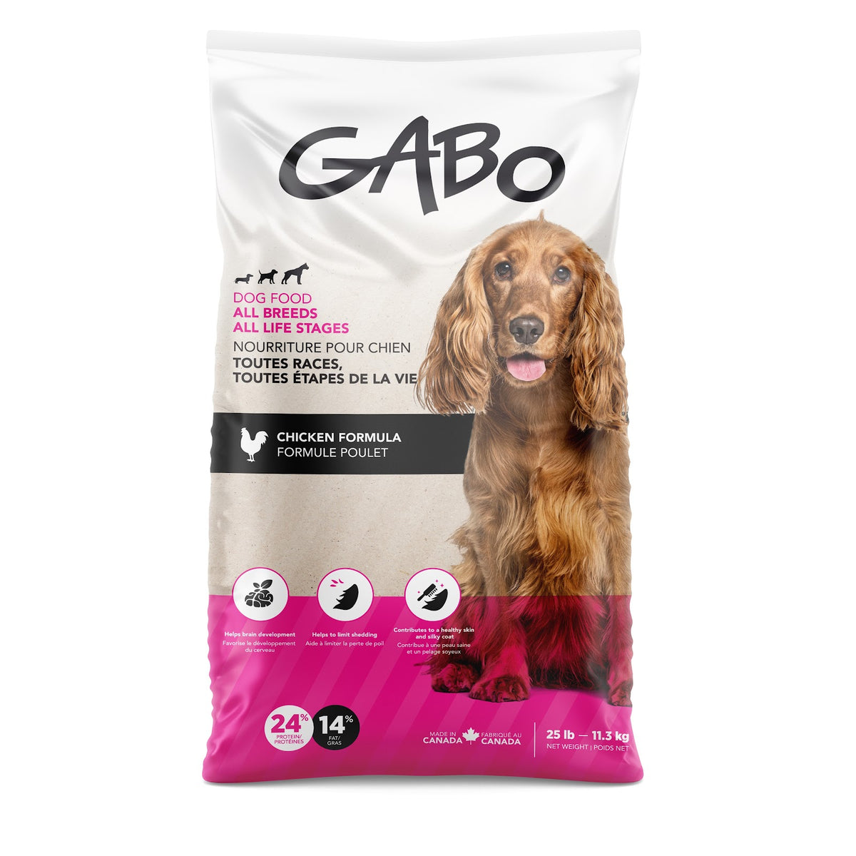 Nourriture sèche pour chien toutes étapes de vie