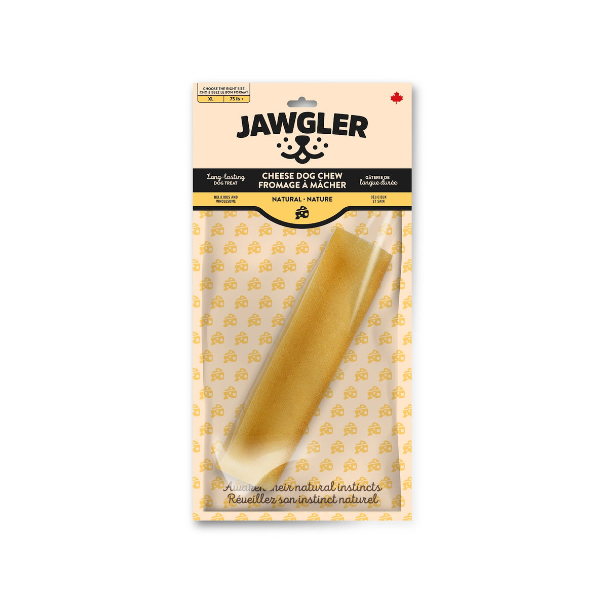 Gâterie de fromage à mâcher, nature