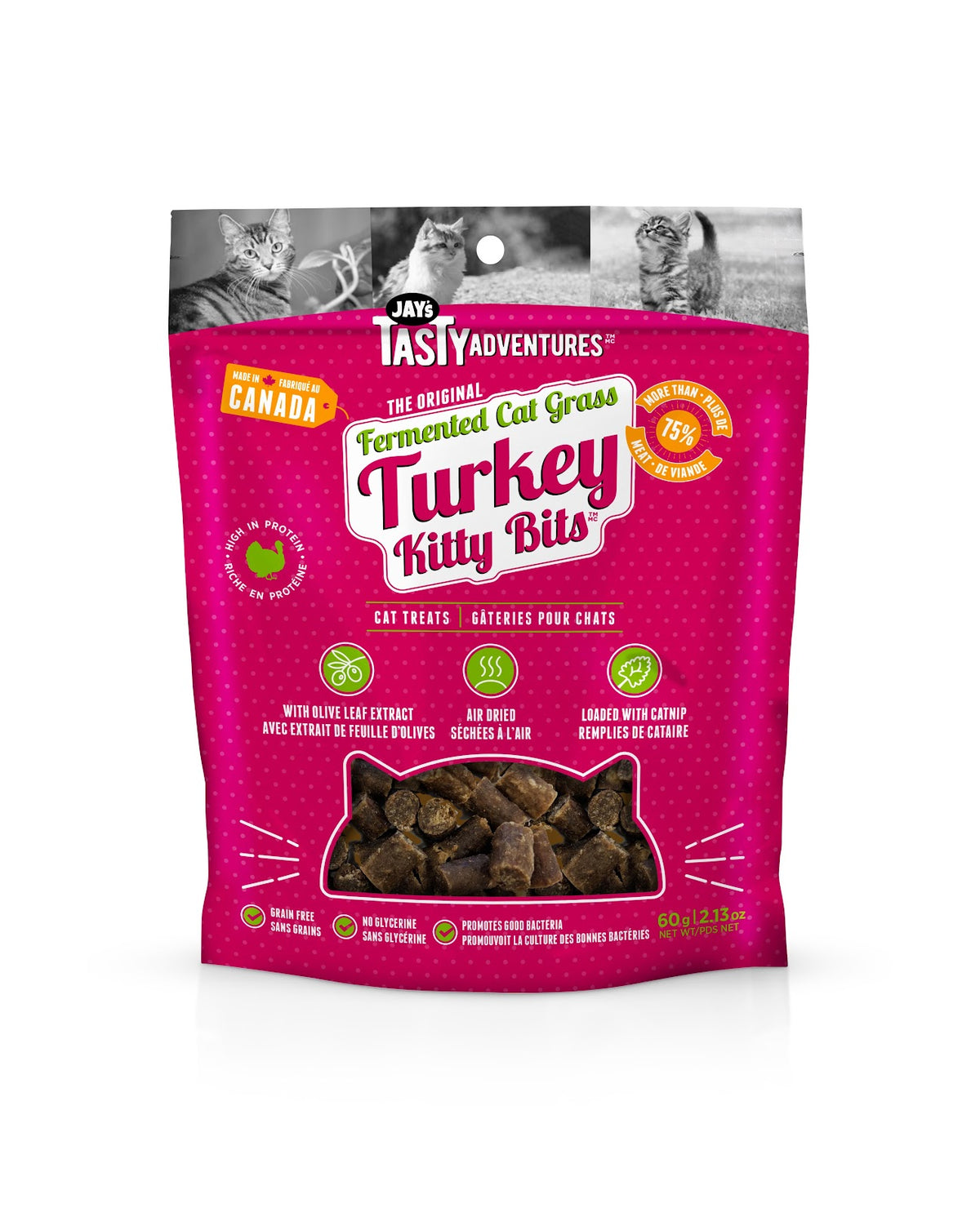 Gâteries fermentées Kitty Bits pour chat