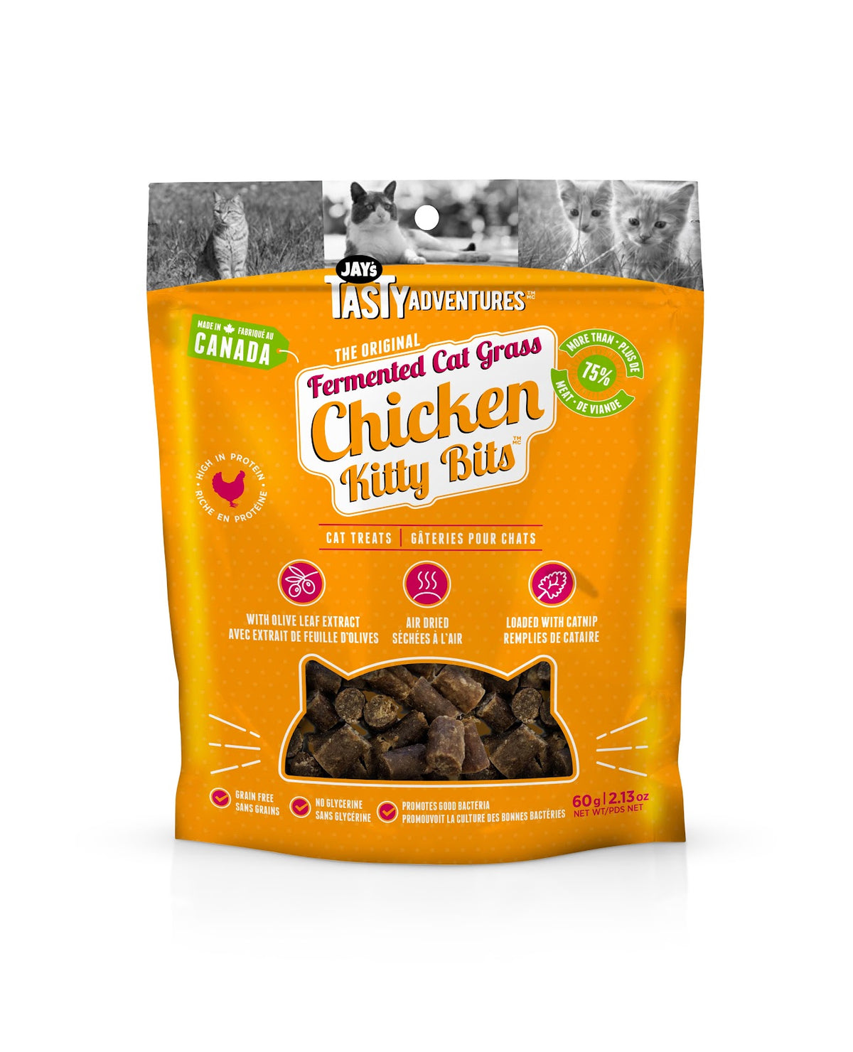 Gâteries fermentées Kitty Bits pour chat