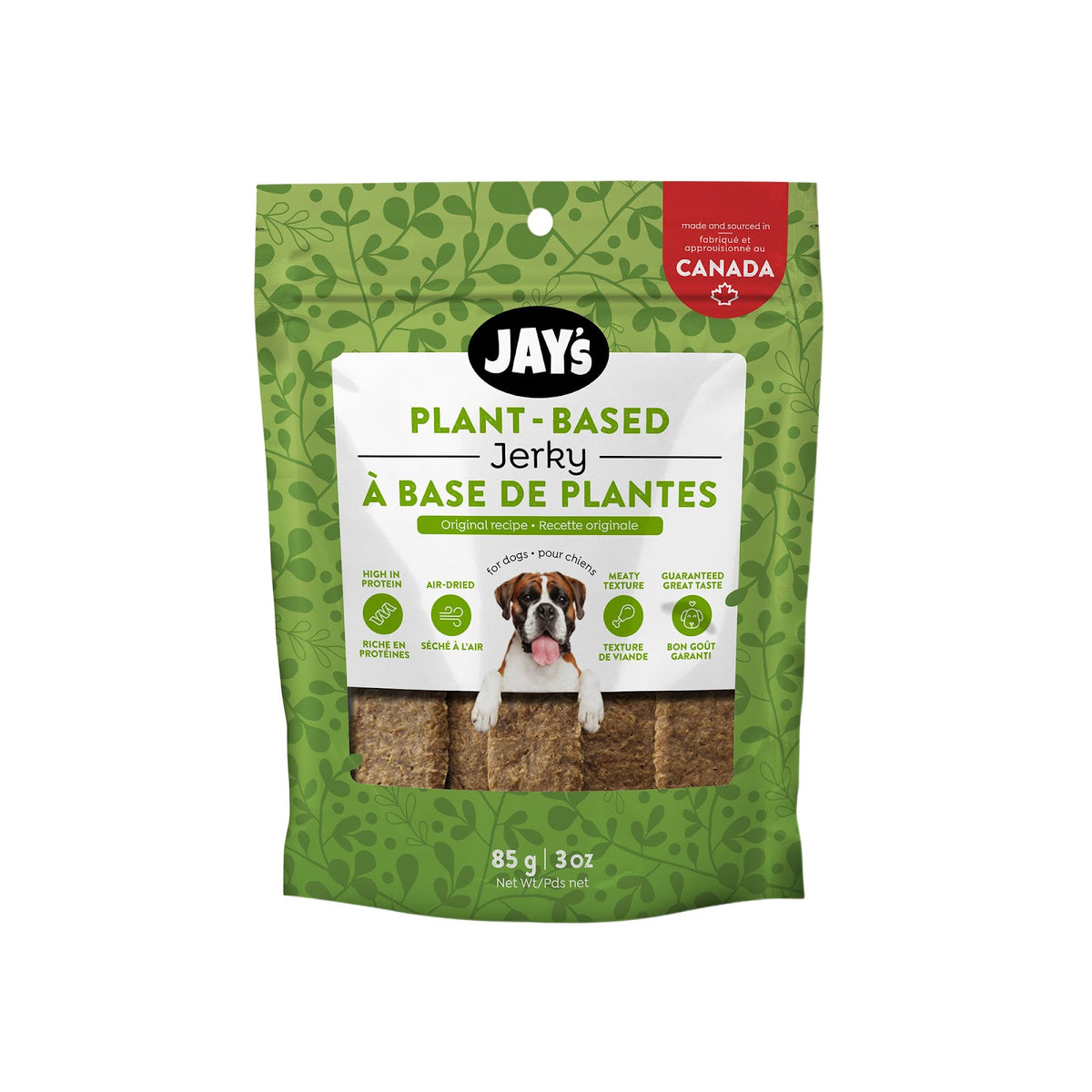 Jerky Tasty à base de plantes pour chien