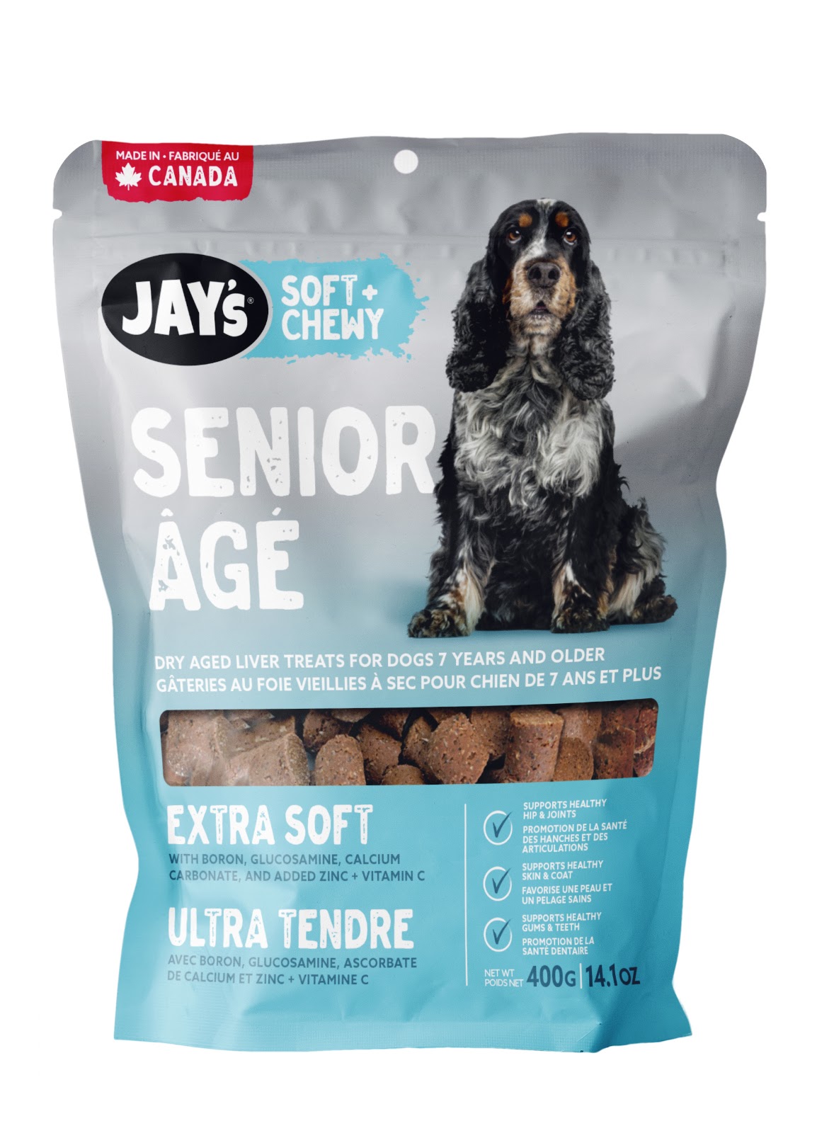 Gâteries Senior Bits pour chien sénior - Jay's